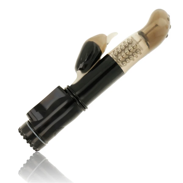 img_114357_5d3ceef4bbb4d5af38c5ef6050d1e929_1.png Ohmama Vibrators Rotator-Vibrator met Dolfijn-Klitoris-Stimulator, 22,5 cm