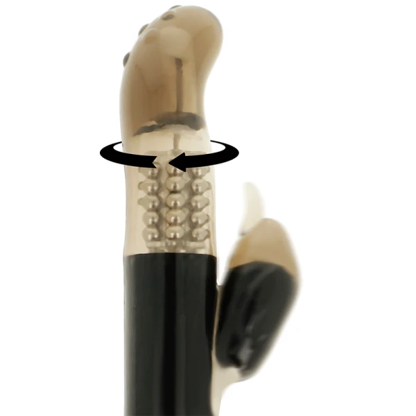 Ohmama Vibrators Rotator-Vibrator met Dolfijn-Klitoris-Stimulator, 22,5 cm Ohmama Vibrators Rotator-Vibrator met Dolfijn-Klitoris-Stimulator, 22,5 cm