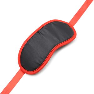 Ohmama fetisjmasker met rode randen, zwart Ohmama fetisjmasker met rode randen, zwart - Afbeelding 7