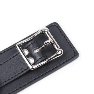 Ohmama Fetish-Submission-Halskette met 3 ringen en leiband Ohmama Fetish-Submission-Halskette met 3 ringen en leiband - Afbeelding 6