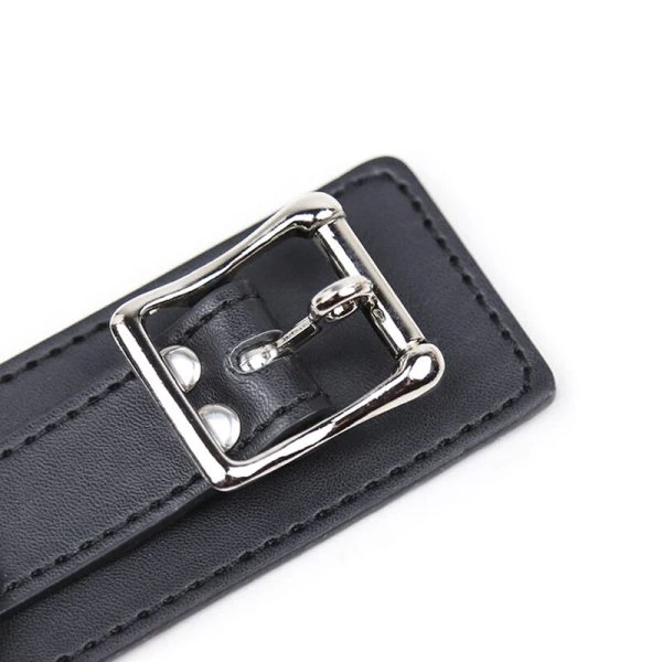 Ohmama Fetish-Submission-Halskette met 3 ringen en leiband