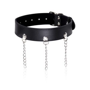 Ohmama Fetish Fetish-halsketting met ringen van kunstleer Ohmama Fetish Fetish-halsketting met ringen van kunstleer - Afbeelding 3