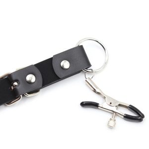 Ohmama Fetish Klitorisklemmen met beenriemen, verstelbaar Ohmama Fetish Klitorisklemmen met beenriemen, verstelbaar - Afbeelding 3