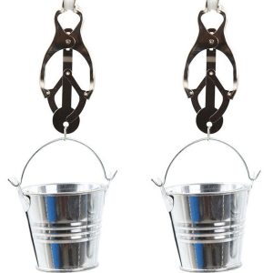 Ohmama Fetisch Nippelklemmen mit Eimer, nickelfrei Ohmama Fetisch Nippelklemmen mit Eimer, nickelfrei – Bild 1