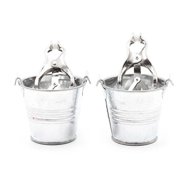 Ohmama Fetisch Nippelklemmen mit Eimer, nickelfrei Ohmama Fetisch Nippelklemmen mit Eimer, nickelfrei