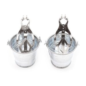 Ohmama Fetisch Nippelklemmen mit Eimer, nickelfrei Ohmama Fetisch Nippelklemmen mit Eimer, nickelfrei – Bild 3