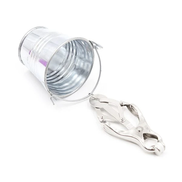 Ohmama Fetisch Nippelklemmen mit Eimer, nickelfrei Ohmama Fetisch Nippelklemmen mit Eimer, nickelfrei