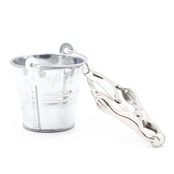 Ohmama Fetisch Nippelklemmen mit Eimer, nickelfrei Ohmama Fetisch Nippelklemmen mit Eimer, nickelfrei