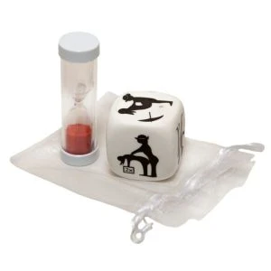 Diverty Sex Diablo Picante Dobbelspel met Zandloper voor erotische posities