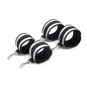 Ohmama Fetish Handgelenkmanschetten aus Neopren und Metall, grau Ohmama Fetish Handgelenkmanschetten aus Neopren und Metall, grau – Bild 6