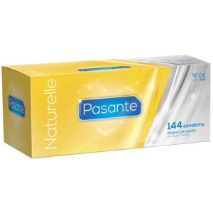 Pasante Naturelle Condooms 144 stuks, conisch, met zuignap Pasante Naturelle Condooms 144 stuks, conisch, met zuignap - Afbeelding 1
