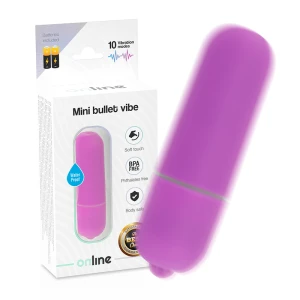 Online Mini-Vibrator Bal met 10 Modi, paars