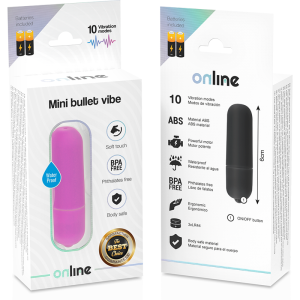 Online Mini-Vibrator Bal met 10 Modi, paars Online Mini-Vibrator Bal met 10 Modi, paars - Afbeelding 4