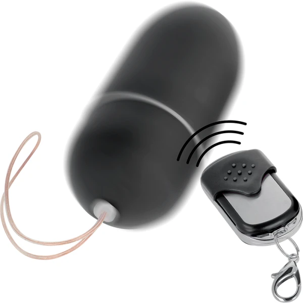 Online vibrating egg with remote control, 10 modes, black Online vibrating egg with remote control, 10 modes, black
