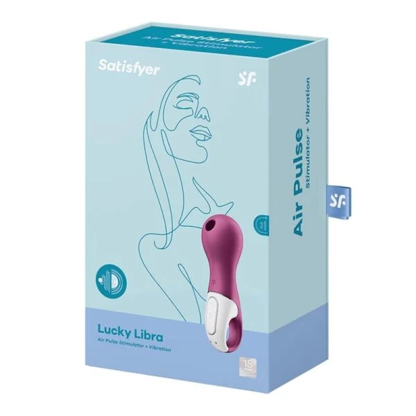 Satisfyer Lucky Libra Opgelegvibrator met druk golven en vibratie