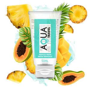 Aqua Travel Glijmiddel op waterbasis met tropisch fruit 50 ml Aqua Travel Glijmiddel op waterbasis met tropisch fruit 50 ml - Afbeelding 1