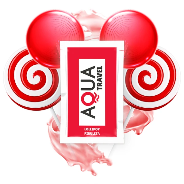 Aqua Travel Glijmiddel op waterbasis met Lollipop-smaak 6 ml