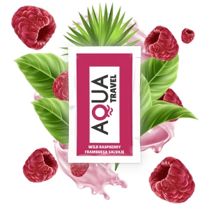 Aqua Travel Water-Based Lubricant with Wild Raspberry Flavor 6 ml