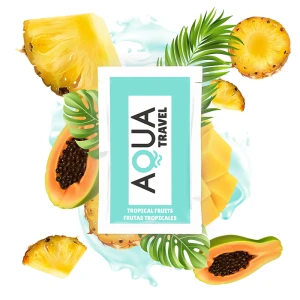 Aqua Travel Water-Based Lubricant with Tropical Fruit Flavor 6 ml