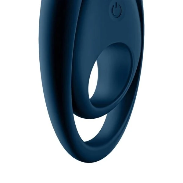 Satisfyer Ring Glorious Duo Vibrator Penisring met Balring Blauw