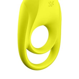 Satisfyer Ring Penis- en Balring Spectacular Duo met Clitorisstimulator, Geel Satisfyer Ring Penis- en Balring Spectacular Duo met Clitorisstimulator, Geel - Afbeelding 2