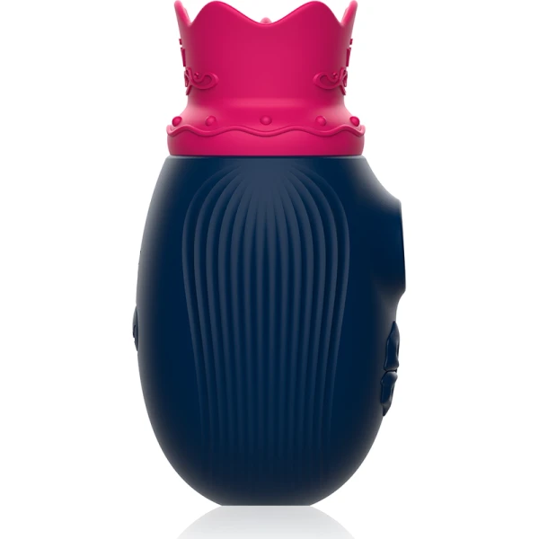 Intense clitorisstimulator met 10 zuig- en 10 likmodi blauw