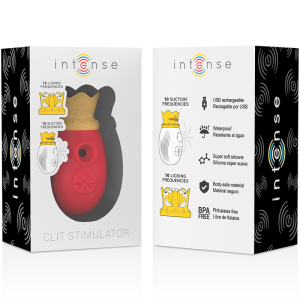 Intense clitorisstimulator met 10 zuig- en likmodi rood Intense clitorisstimulator met 10 zuig- en likmodi rood - Afbeelding 8