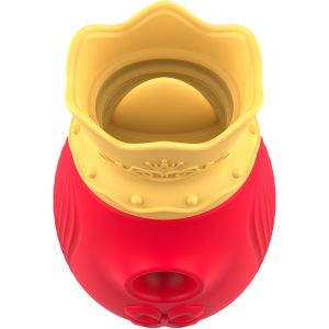 Intense clitorisstimulator met 10 zuig- en likmodi rood Intense clitorisstimulator met 10 zuig- en likmodi rood - Afbeelding 3