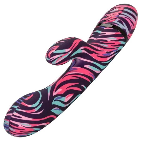 Calexotics Menage A MOI Dual Wand Vibrator mit zwei Spitzen, Silikon, 21 cm
