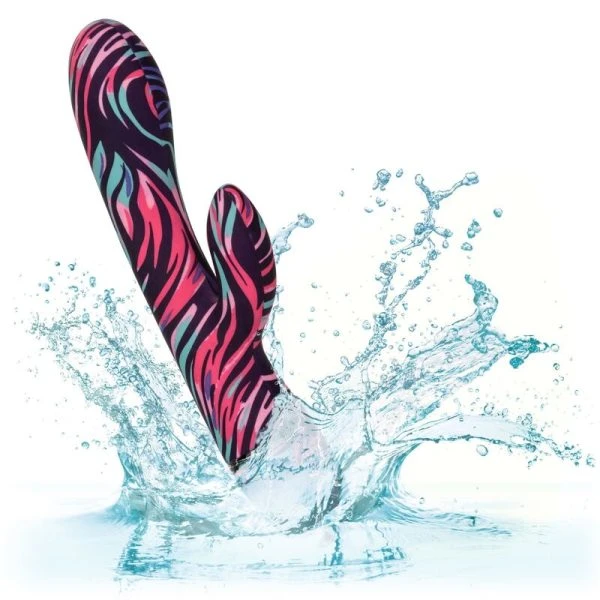 Calexotics Menage A MOI Dual Wand Vibrator mit zwei Spitzen, Silikon, 21 cm