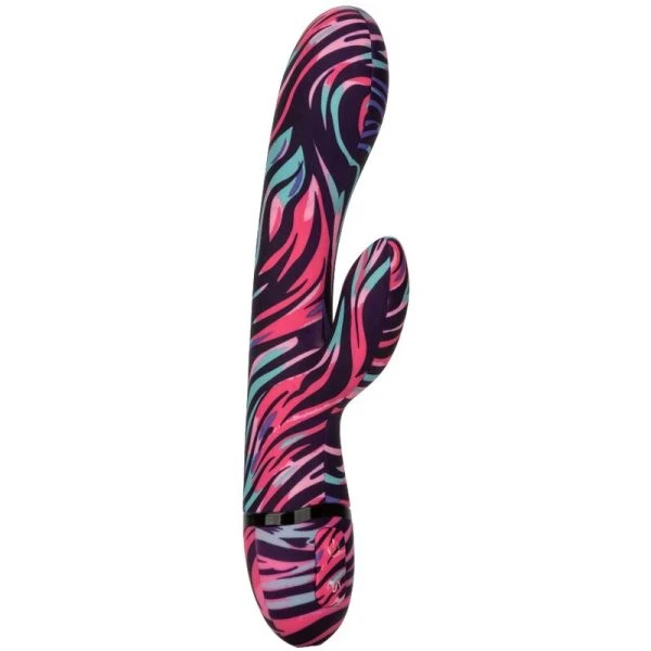 Calexotics Menage A MOI Dual Wand Vibrator mit zwei Spitzen, Silikon, 21 cm