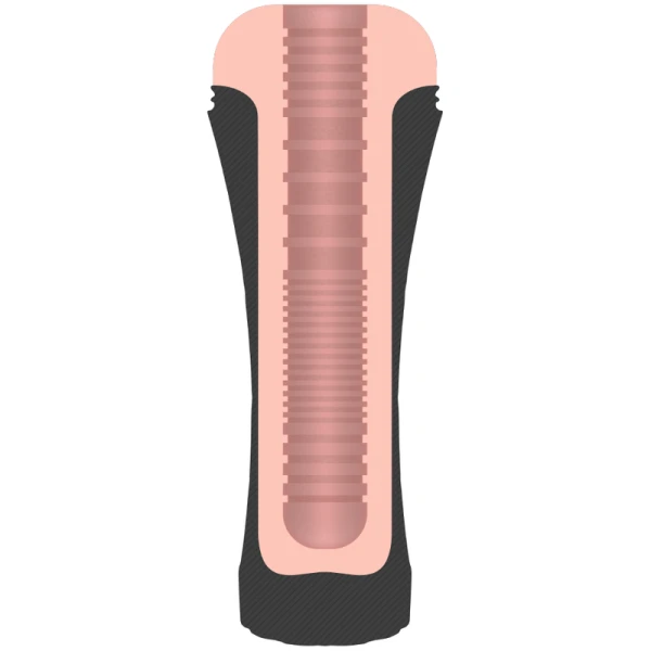 Jamyjob Masturbator met Vagina-ingang en Drukregulering, 23,5 cm