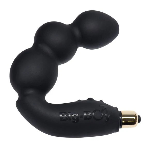 Rocks-off Big-Boy 7V Analvibrator voor mannen, zwart