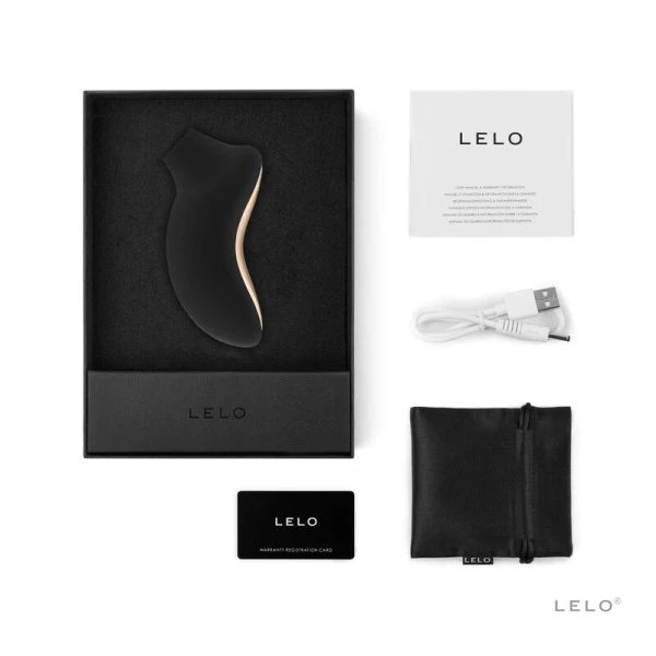 Lelo Sona 2 Clitorisstimulator met golventechnologie Zwart