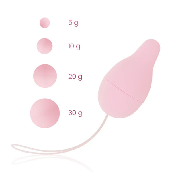 Ohmama SET Beckenboden-Trainer Kegel-Gewichtssystem 4 Stufen