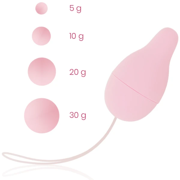 Ohmama SET Beckenboden-Trainer Kegel-Gewichtssystem 4 Stufen