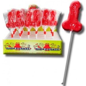 Diablo Goloso Gummies-Lolly in Penisvorm met Aardbeiensmaak Diablo Goloso Gummies-Lolly in Penisvorm met Aardbeiensmaak - Afbeelding 2
