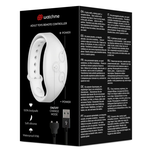 Watchme afstandsbedieningshorloge voor vibrators van siliconen