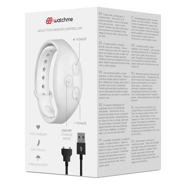 Watchme draadloze technologie-horloge Aquamarijn – Smartwatch voor het besturen van draagbare sextoys