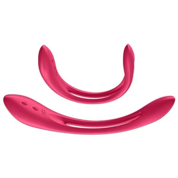 Satisfyer Vibrator Elastic Joy Multivibrator rood Satisfyer Vibrator Elastic Joy Multivibrator rood
