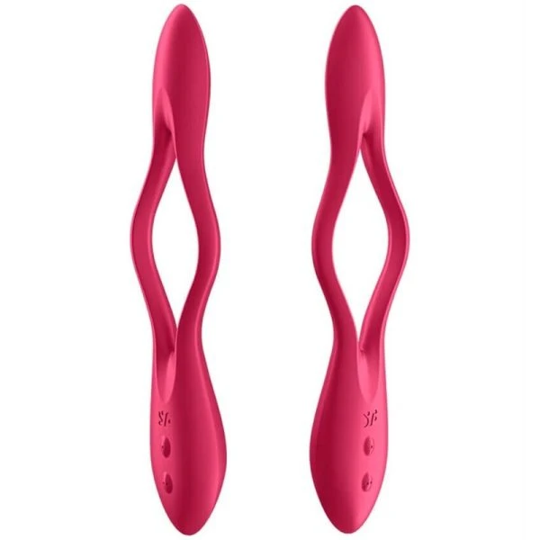 Satisfyer Vibrator Elastic Joy Multivibrator rood Satisfyer Vibrator Elastic Joy Multivibrator rood