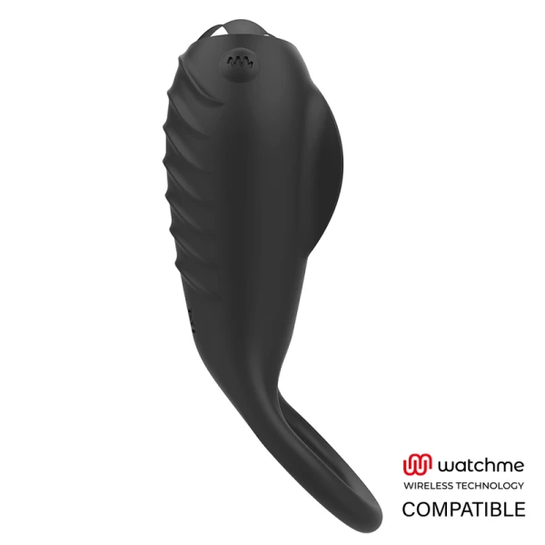 Brilly Glam Alan Ring met Watchme-afstandsbediening, penisring met clitorisstimulator