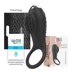 Brilly Glam Alan Ring met Watchme-afstandsbediening, penisring met clitorisstimulator Brilly Glam Alan Ring met Watchme-afstandsbediening, penisring met clitorisstimulator - Afbeelding 2
