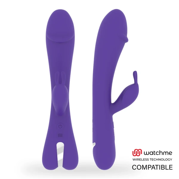 MR. Boss Rabbit-Vibrator Aitor met Watchme-afstandsbediening MR. Boss Rabbit-Vibrator Aitor met Watchme-afstandsbediening