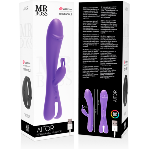 MR. Boss Rabbit-Vibrator Aitor met Watchme-afstandsbediening MR. Boss Rabbit-Vibrator Aitor met Watchme-afstandsbediening - Afbeelding 11