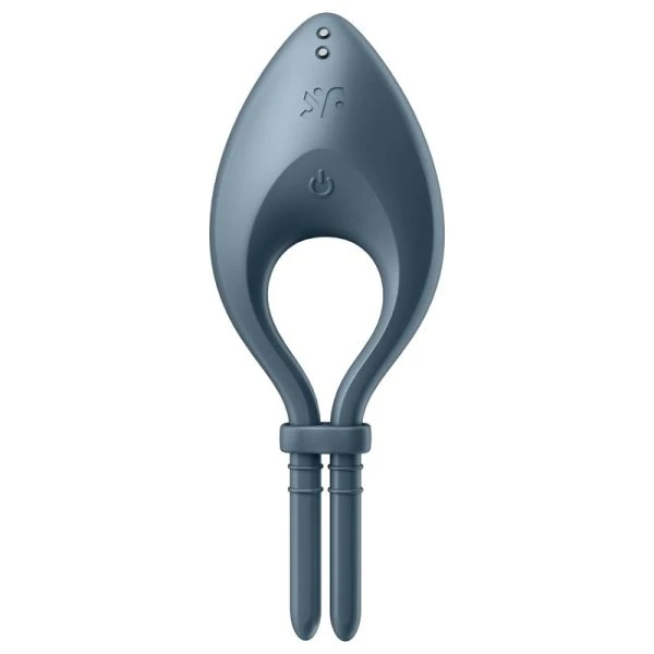 Satisfyer Ring Bullseye Penisring met app-bediening, verstelbaar, grijs Satisfyer Ring Bullseye Penisring met app-bediening, verstelbaar, grijs