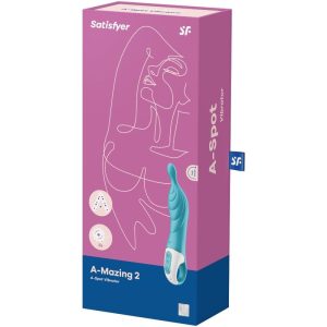 Satisfyer Vibrator A-Mazing 2 mit A-Punkt-Stimulation, Türkis Satisfyer Vibrator A-Mazing 2 mit A-Punkt-Stimulation, Türkis – Bild 3