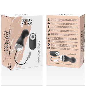Brilly Glam Ian Afstandsbediening Vibrator Ei Silicone zwart Brilly Glam Ian Afstandsbediening Vibrator Ei Silicone zwart - Afbeelding 9