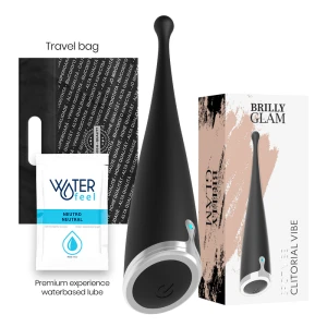 Brilly Glam Spot Vibe Opgelegde Vibrator Clitorisstimulator zwart