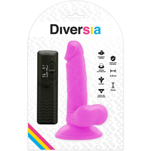 Diversia Flexibele Vibrator-Dildo Paars 17 cm Diversia Flexibele Vibrator-Dildo Paars 17 cm - Afbeelding 7